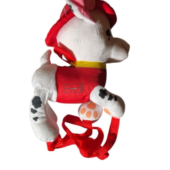 Nickelodeon Paw Patrol Marshall Toddler Big Face Plush Backpack 12x10" - Picture 4 of 5